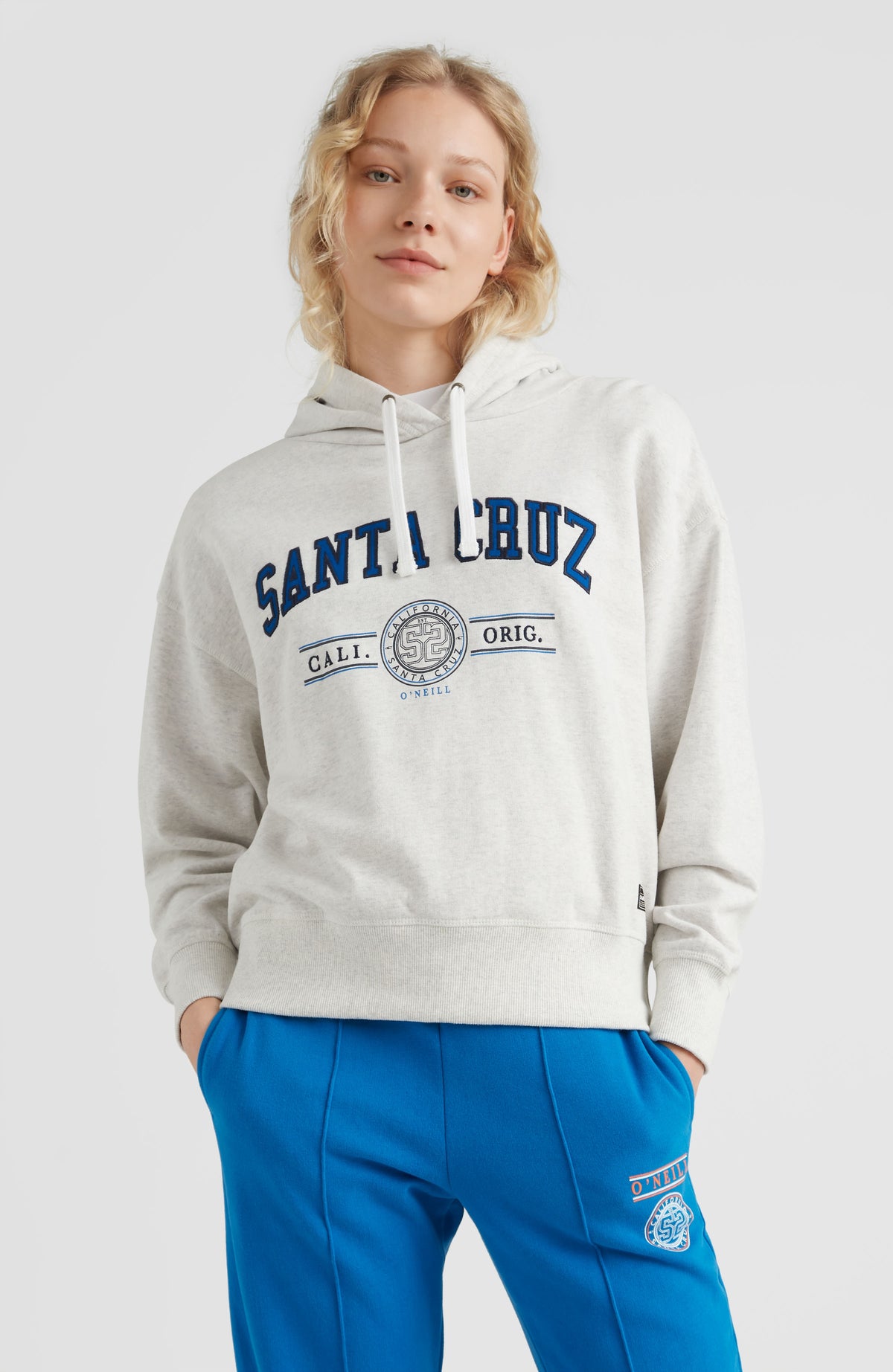 Surf State Hoodie | White Melange
