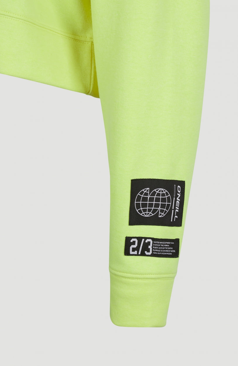 Progressive Mock Neck Sweatshirt | Pyranine Yellow