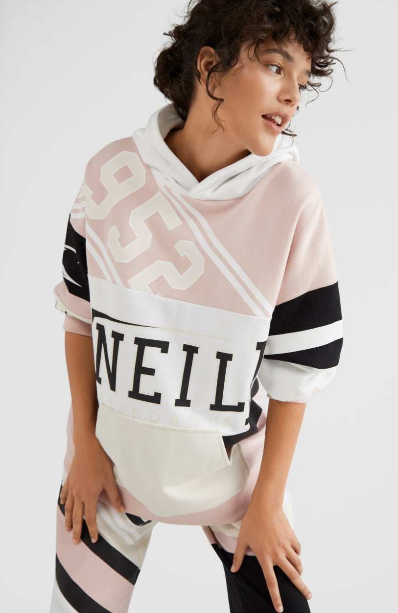 Collegiate Progressive Hoodie | Black Out Colour Block