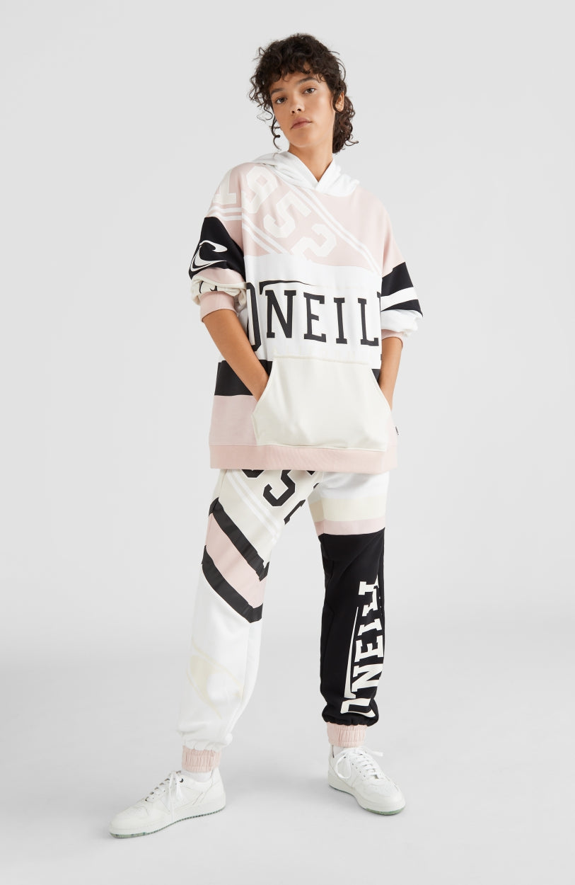 Collegiate Progressive Hoodie | Black Out Colour Block