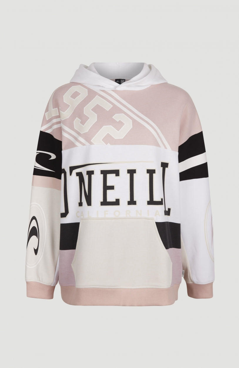 Collegiate Progressive Hoodie | Black Out Colour Block