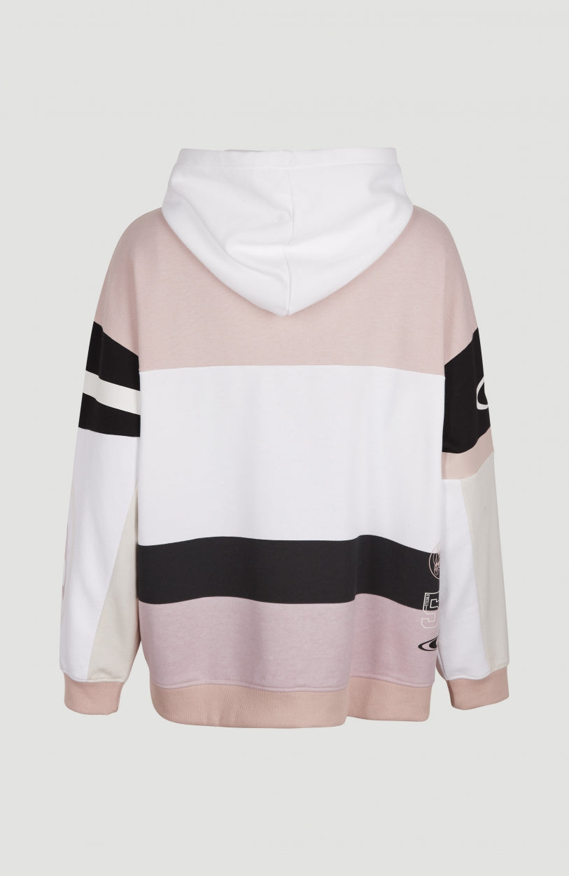 Collegiate Progressive Hoodie | Black Out Colour Block