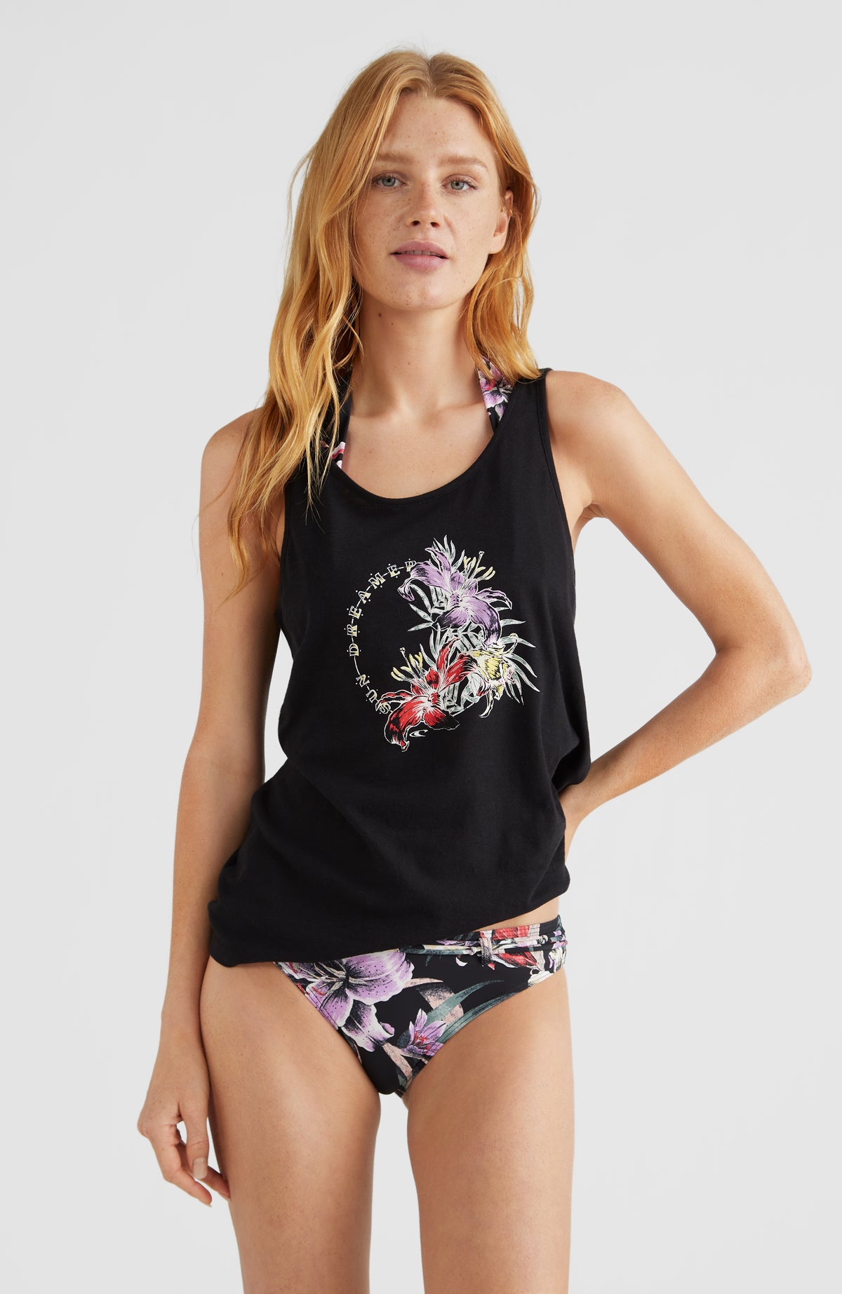 Cruz Bikini Bottom | Black AO 1