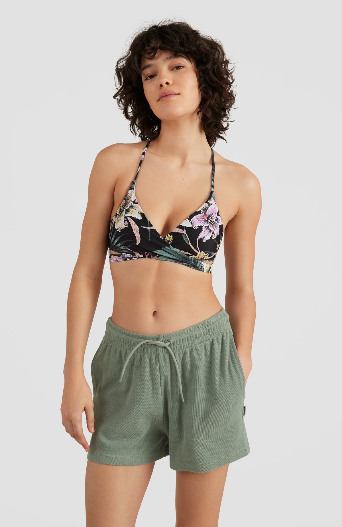 Baay Bralette Bikini Top | Black AO 1