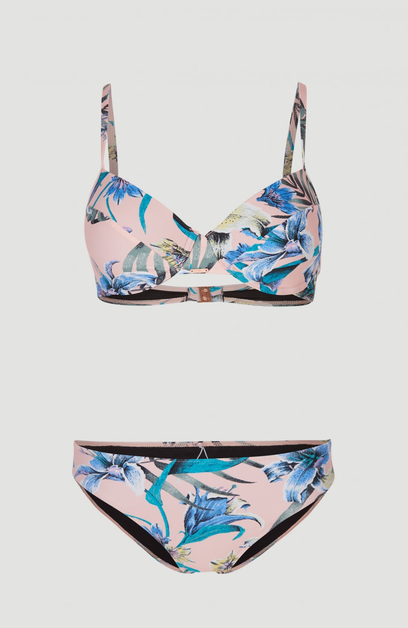 Julia - Rita Mould Wire Bra Bikini Set | Tropical Nights
