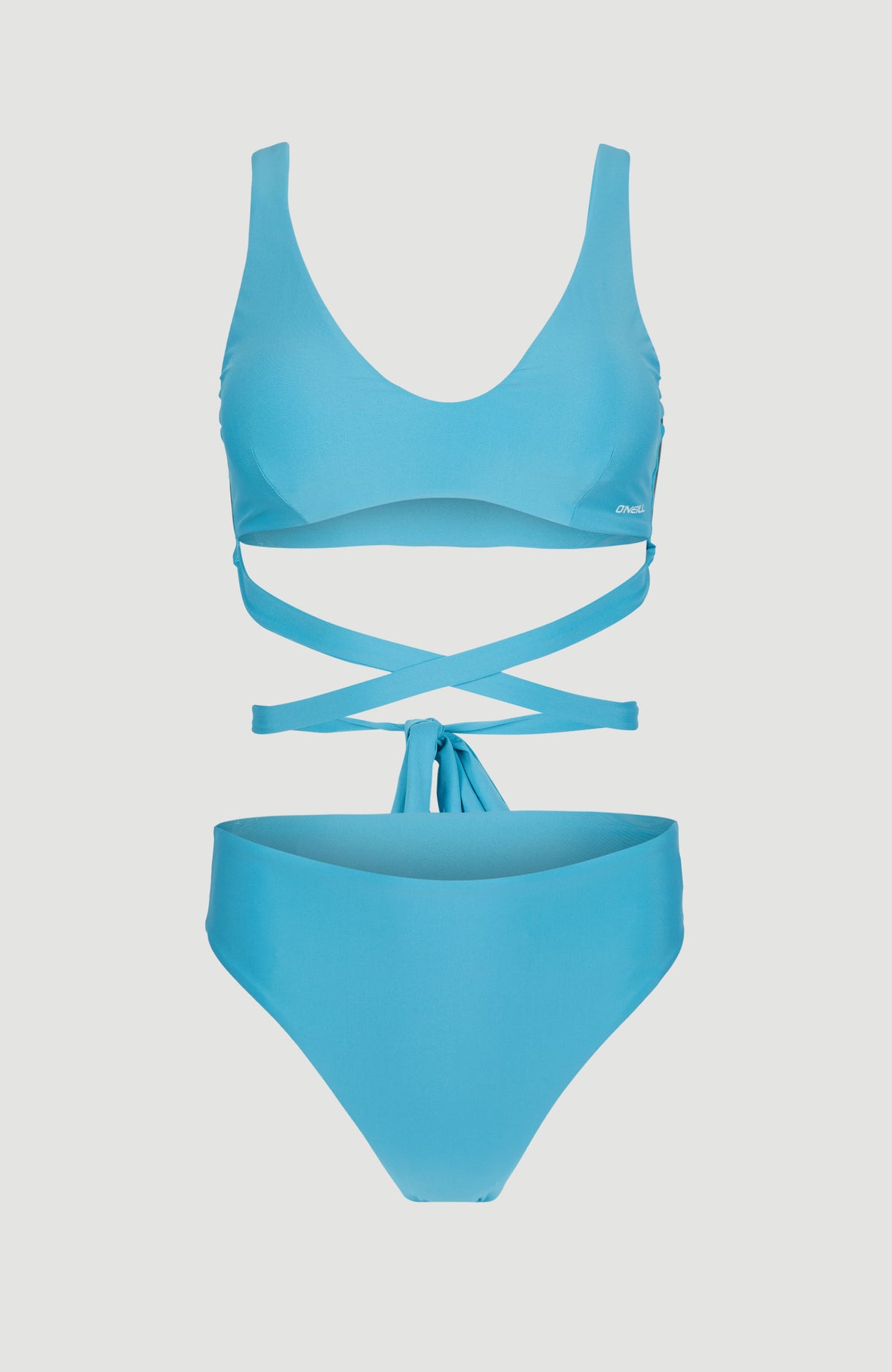 Sofie - Love Longline Triangle Bikini Set | Blue Topaz