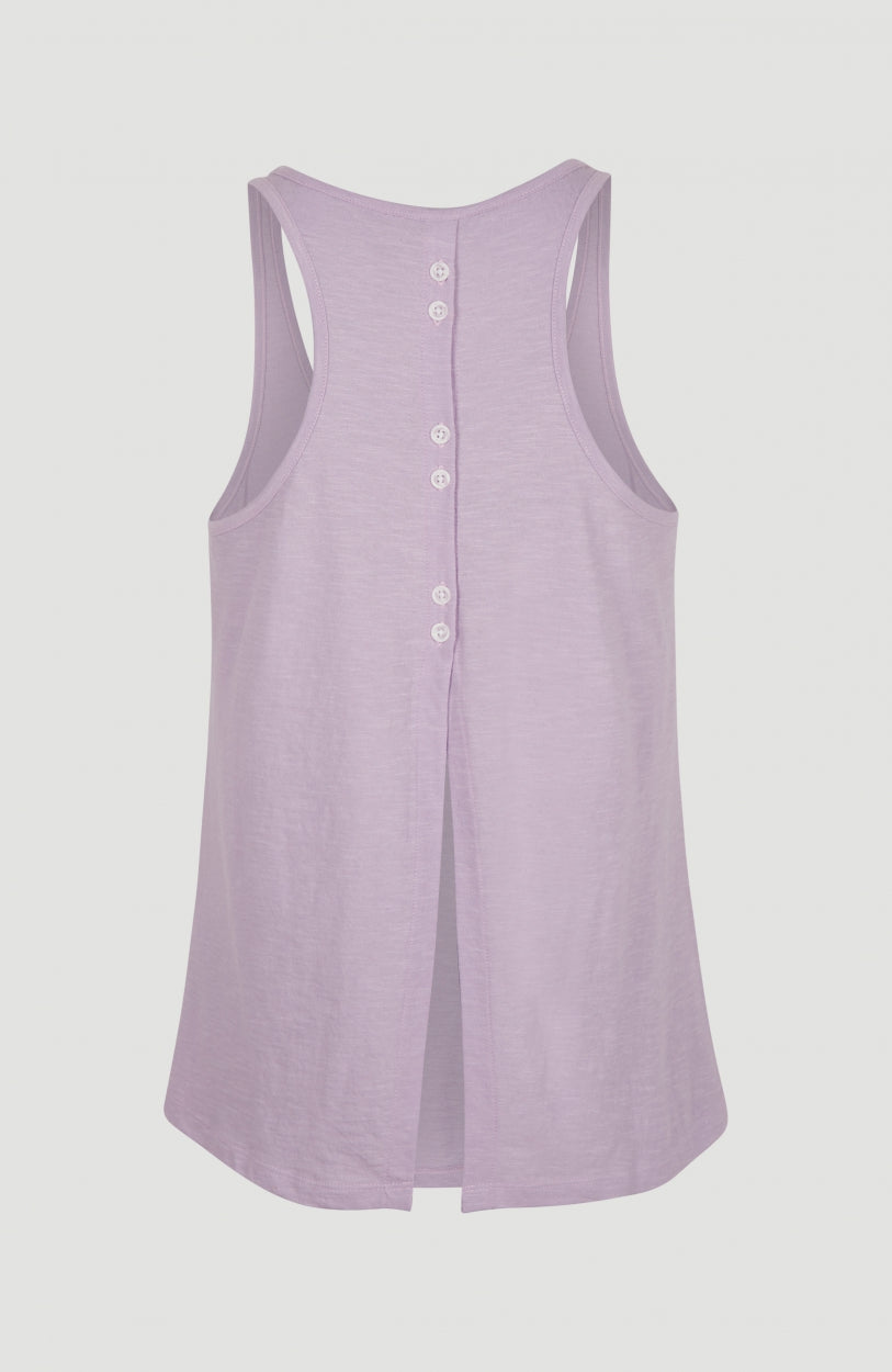 Button Back Tanktop | Lavendar Frost