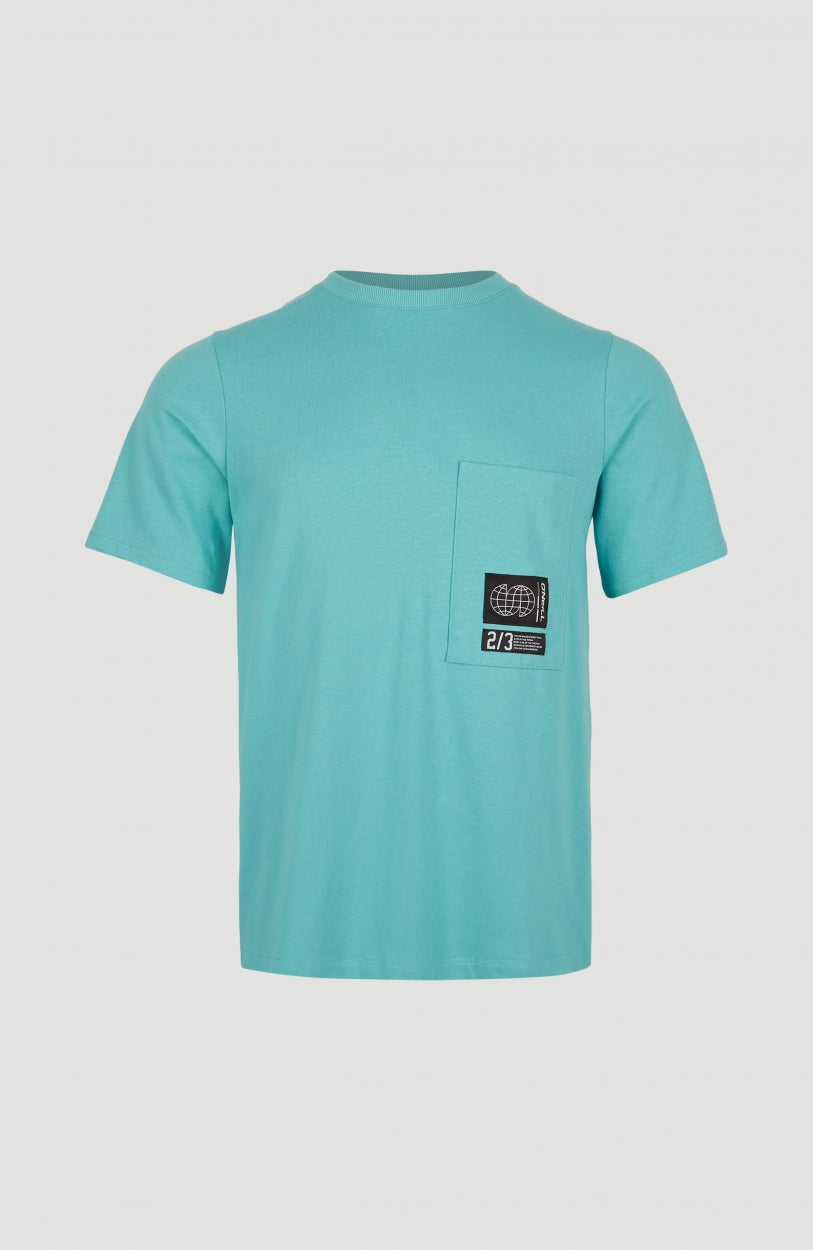 Progressive Graphic T-Shirt | Aqua Sea