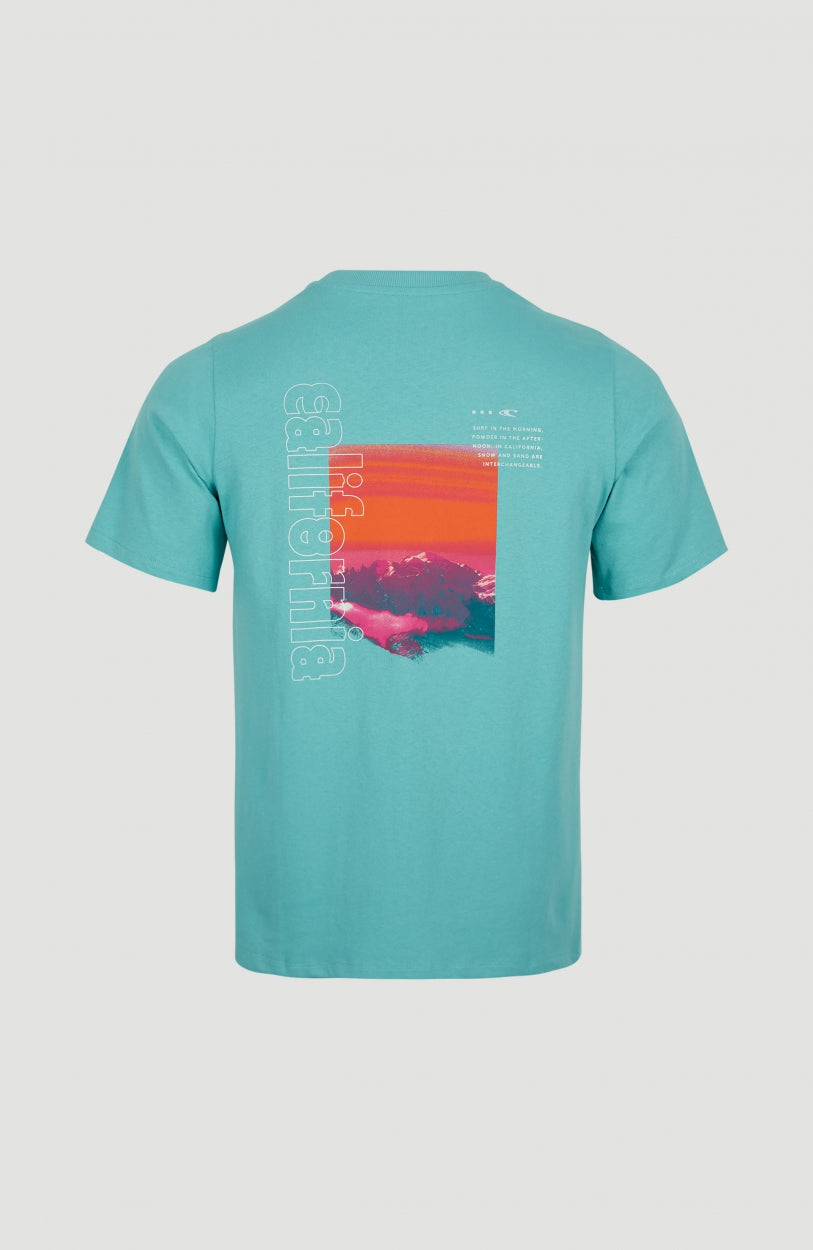 Progressive Graphic T-Shirt | Aqua Sea