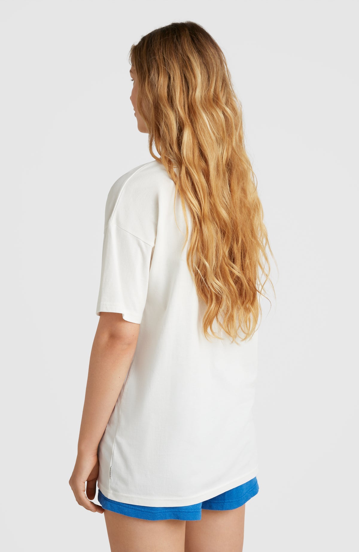 Connective Graphic Long T-Shirt | Snow White