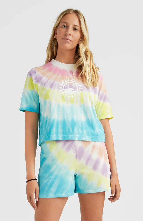 Women Of The Wave T-Shirt Dress | Blue Tie Dye Women Of The Wave T-Shirt Dress | Blue Tie Dye