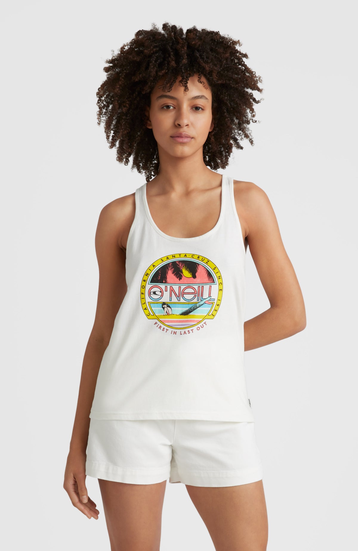 Connective Graphic Tanktop | Snow White