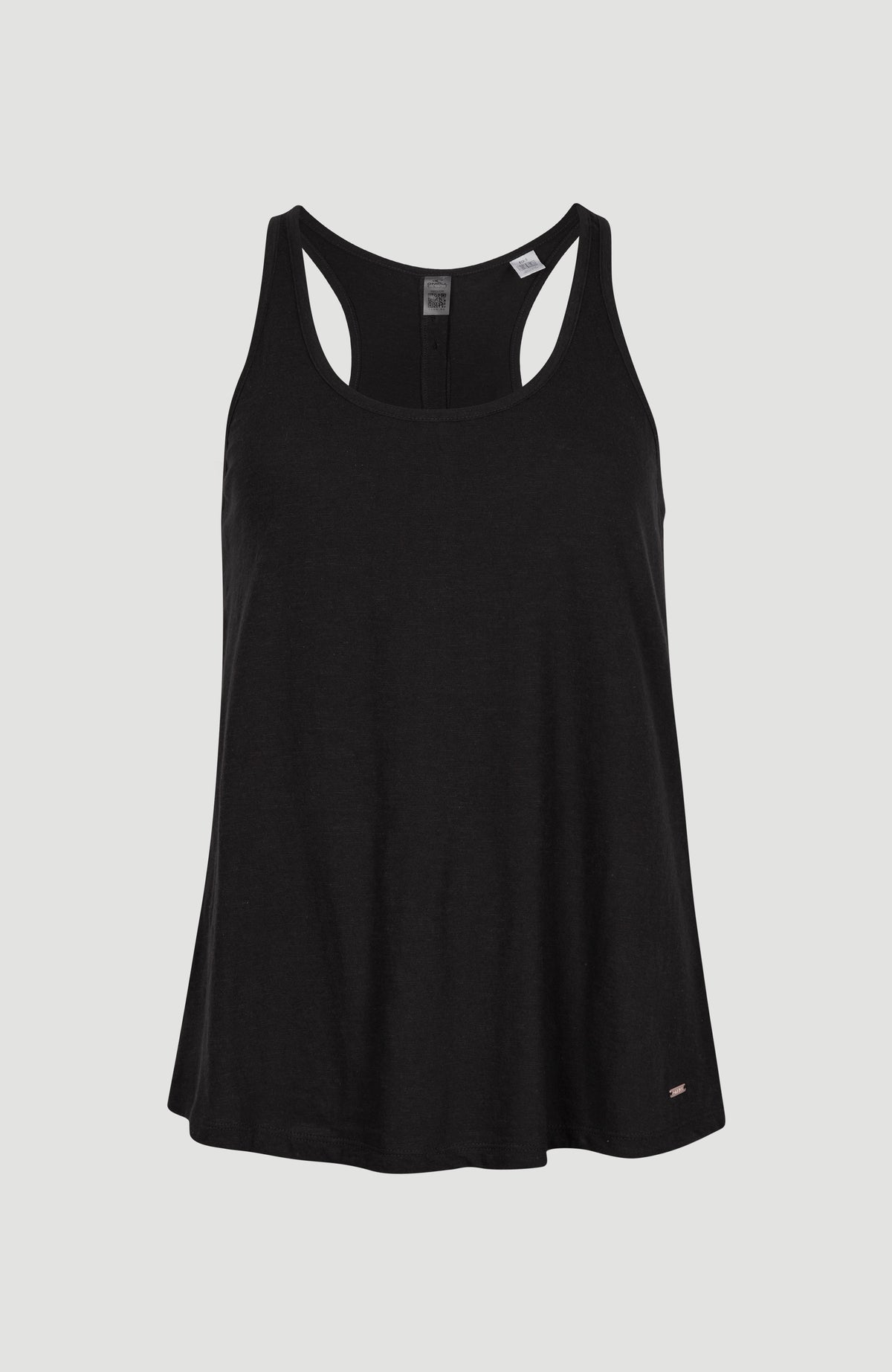 Ella Button Back Tanktop | Black Out