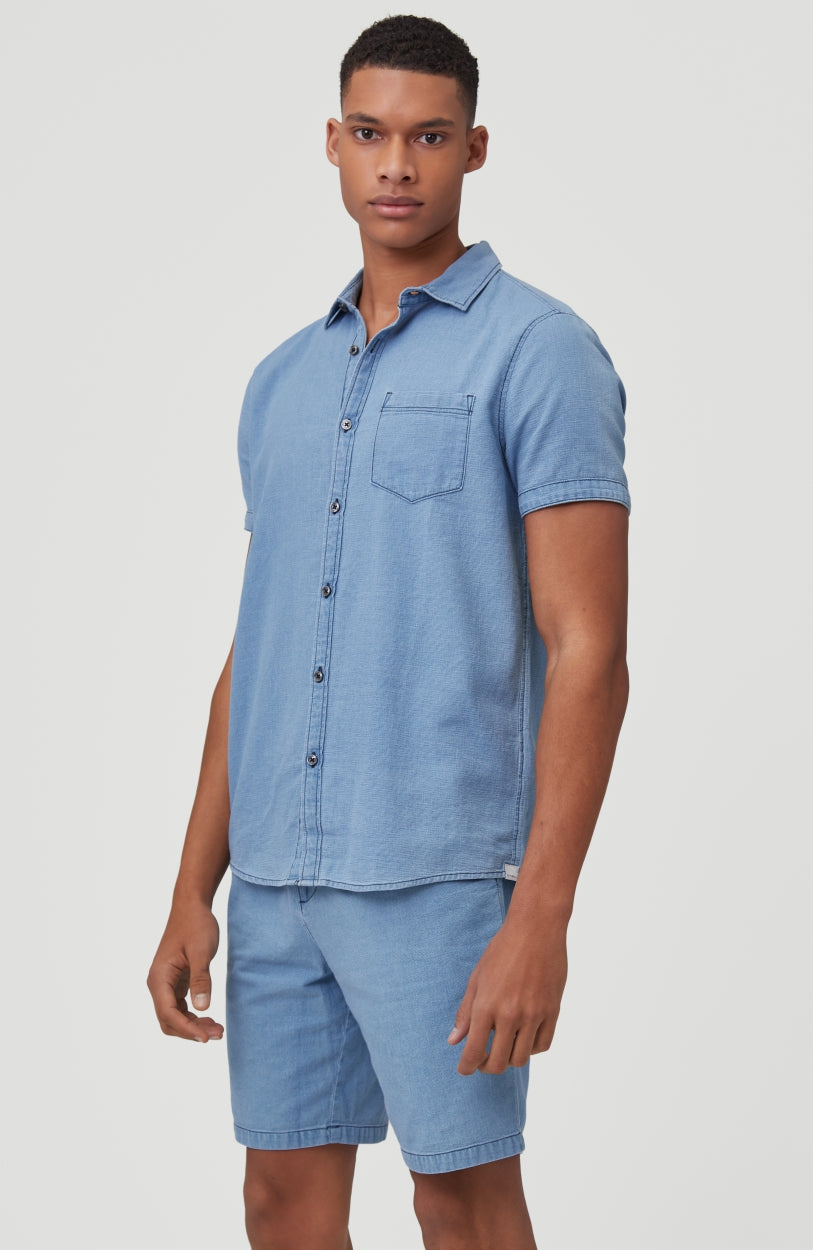 Malang Shortsleeve Shirt | Blue Print - A