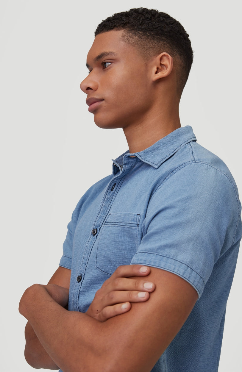 Malang Shortsleeve Shirt | Blue Print - A