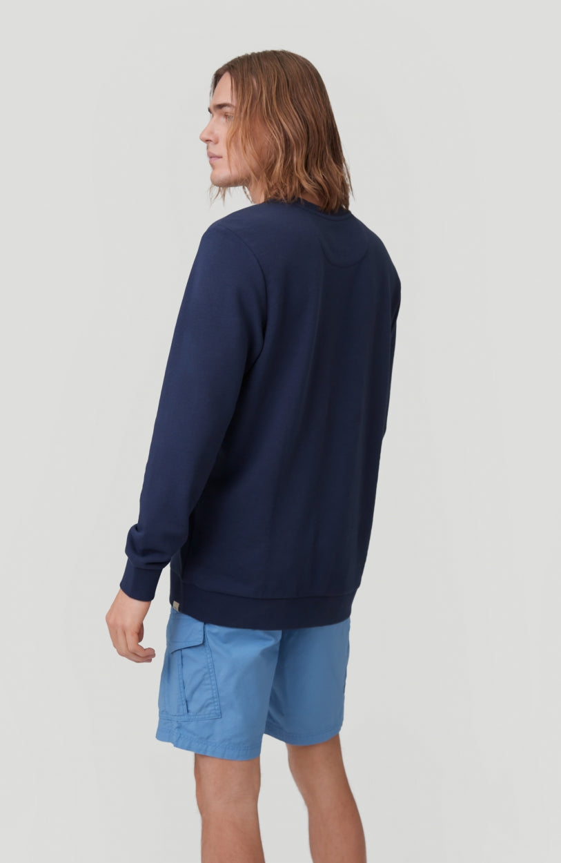 Tribe Crew Sweatshirt | Ink Blue -A