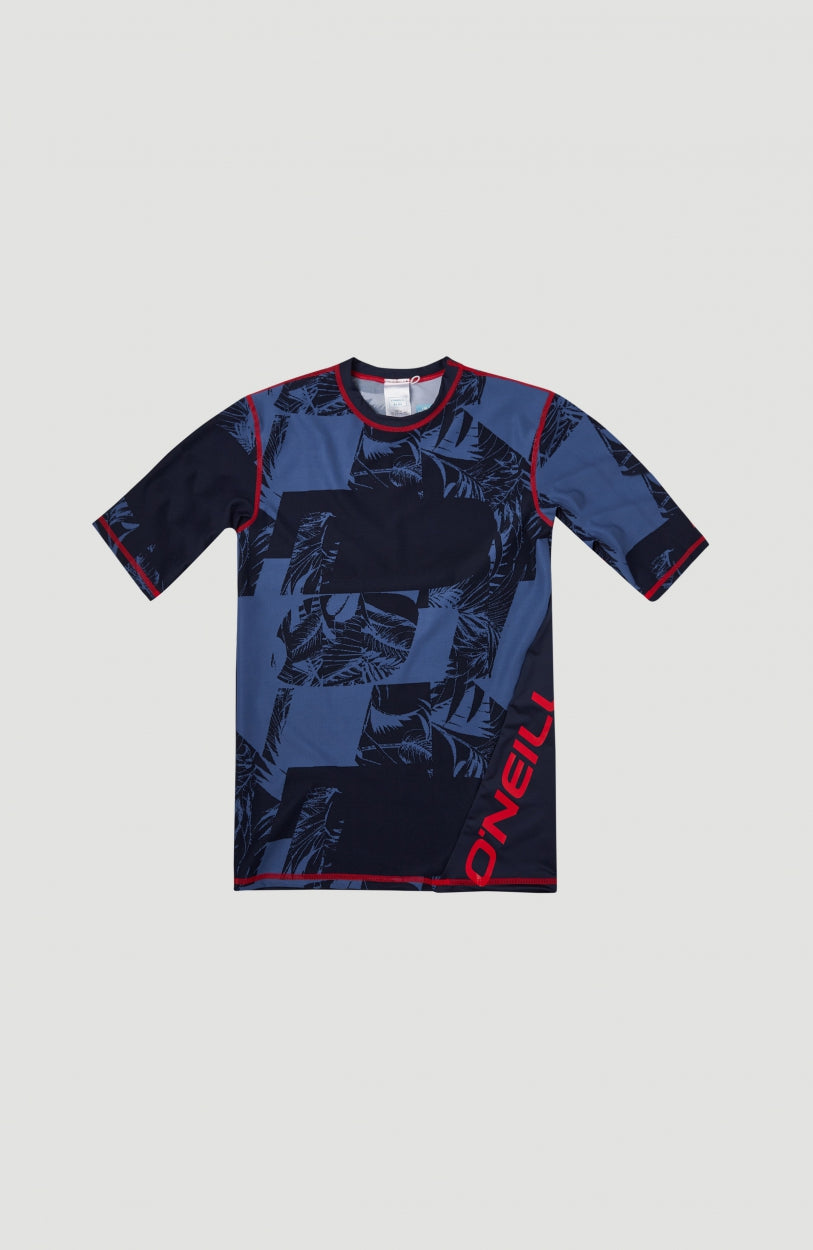 All Over Print Shortsleeve Skin | Blue With Blue