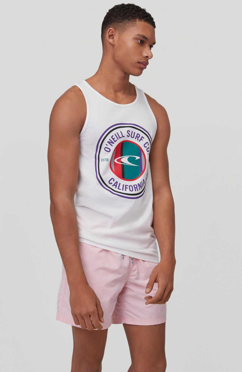 Club Circle Tanktop | Powder White