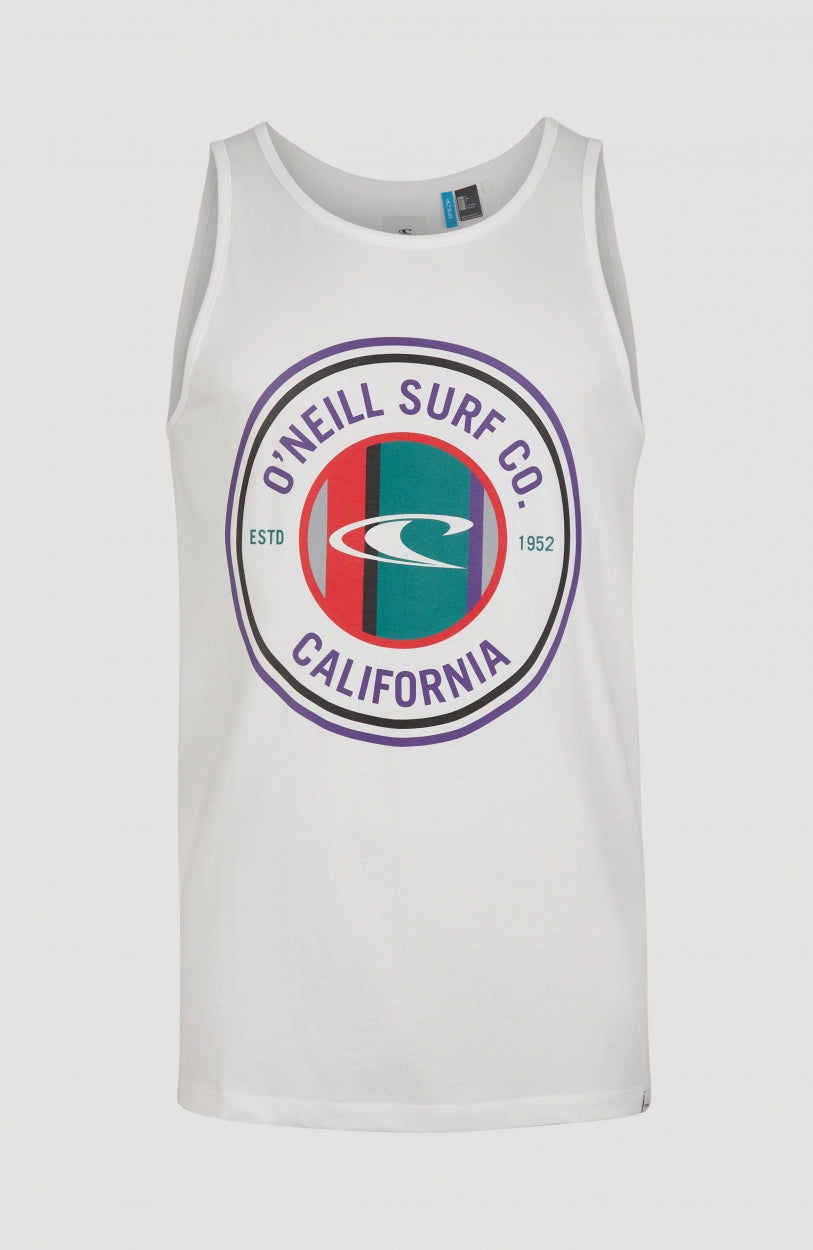 Club Circle Tanktop | Powder White