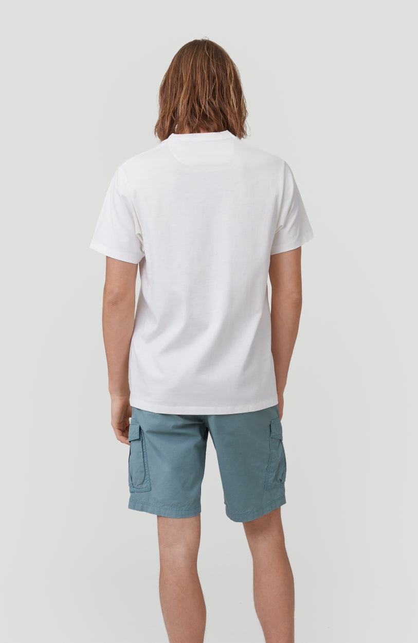 Center Surfer T-Shirt | Powder White