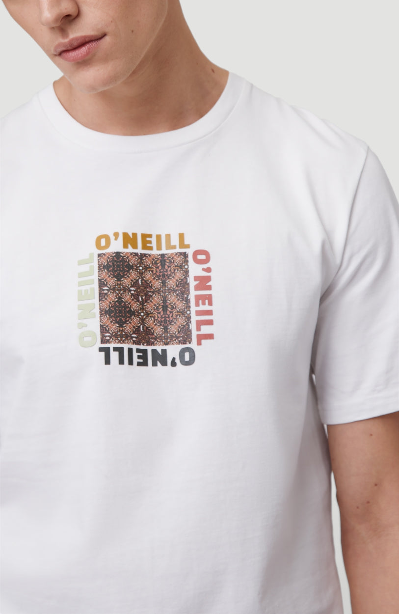 Center Tribe T-Shirt | Powder White