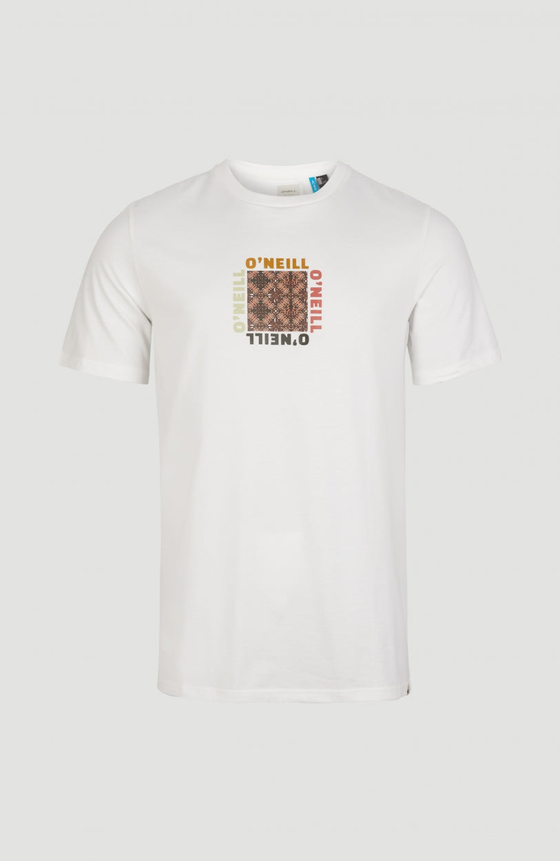 Center Tribe T-Shirt | Powder White