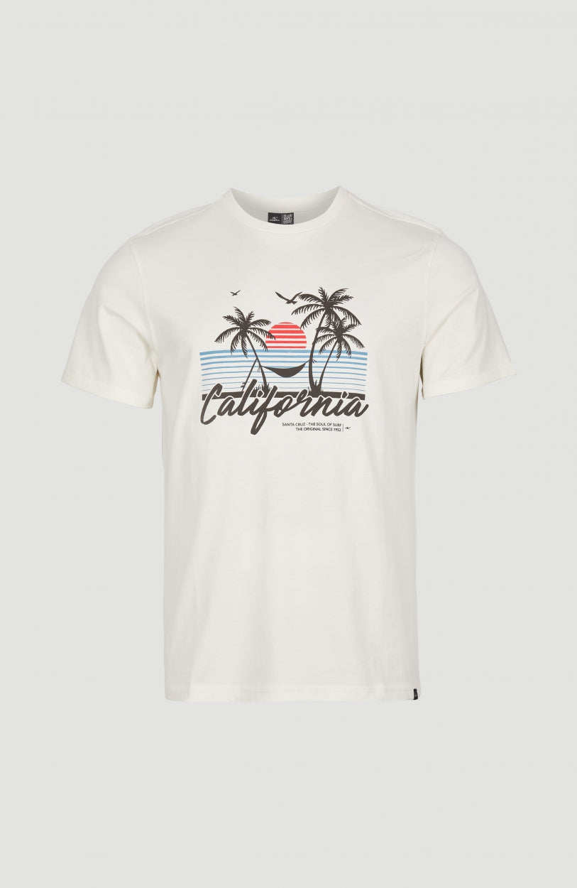 California Beach T-Shirt | Egret -A