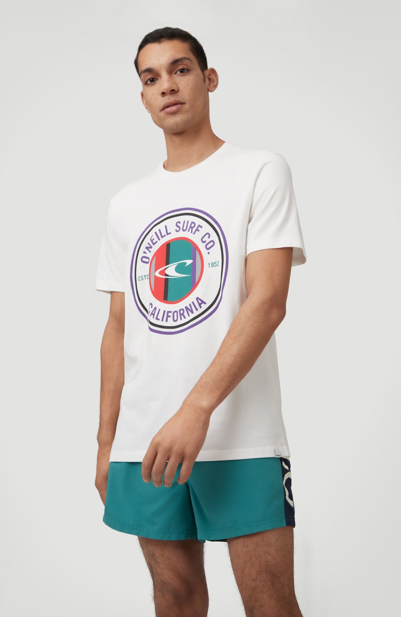 Club Circle T-Shirt | Powder White