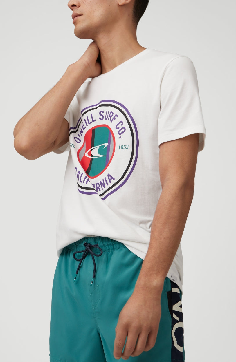 Club Circle T-Shirt | Powder White