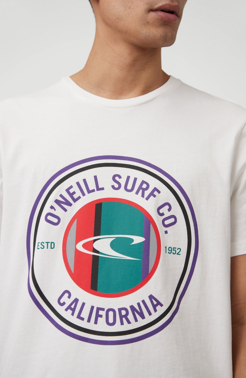 Club Circle T-Shirt | Powder White