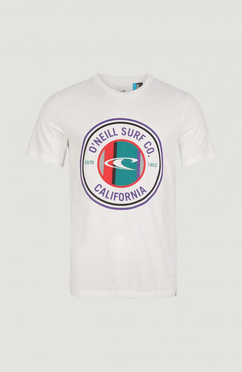 Club Circle T-Shirt | Powder White