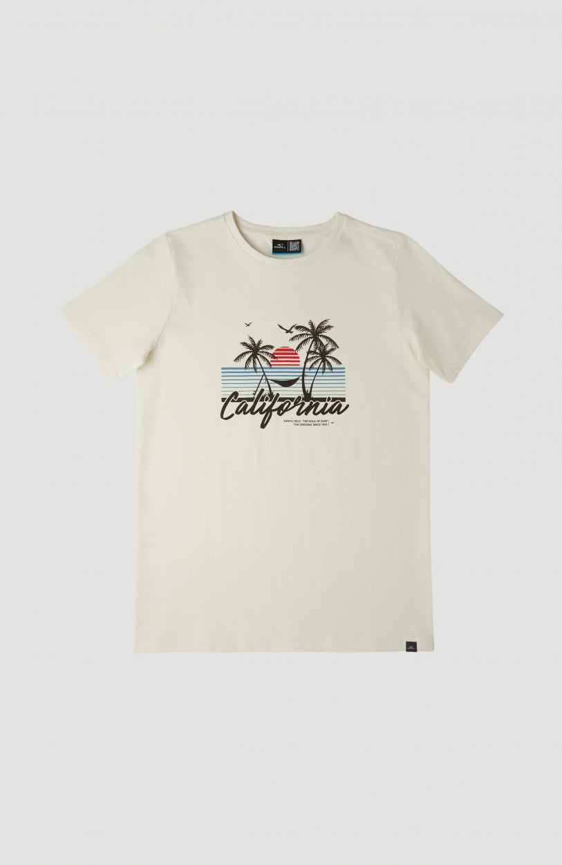 California Beach T-Shirt | Egret -A
