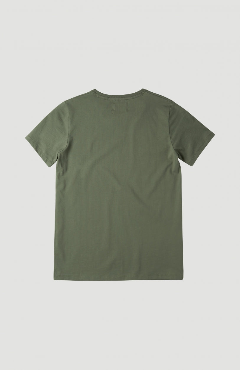 All Year Shortsleeve T-Shirt | Olive Leaves -A