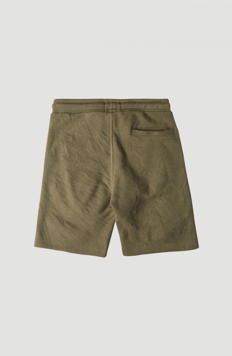All Year Round Jog Shorts | Olive Leaves -A