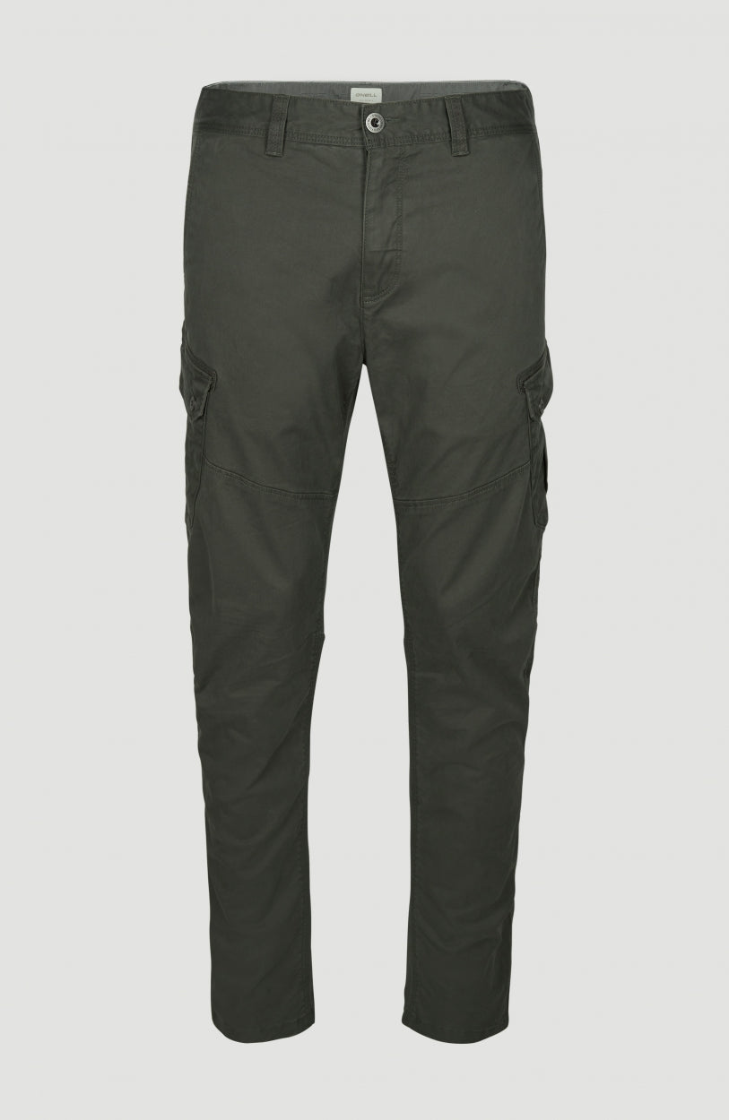 Tapered Cargo Pants | Military Green -A