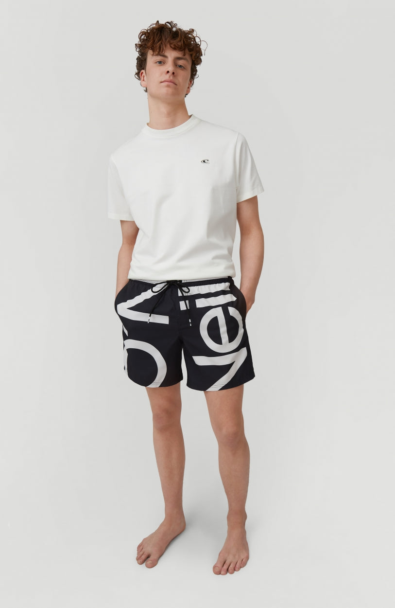 Cali Zoom Shorts | Black With White