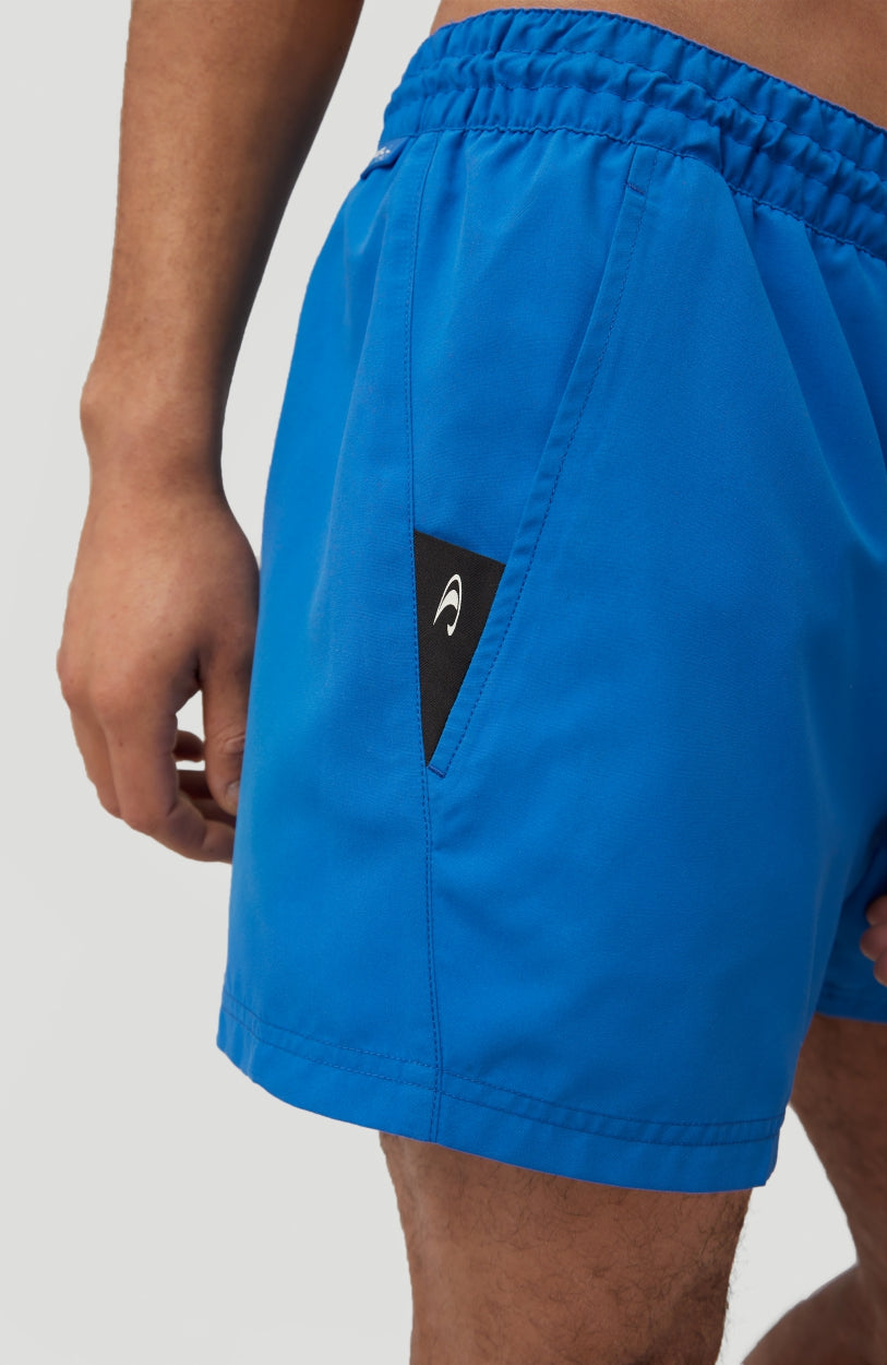 Cali Panel Shorts | Victoria Blue -A