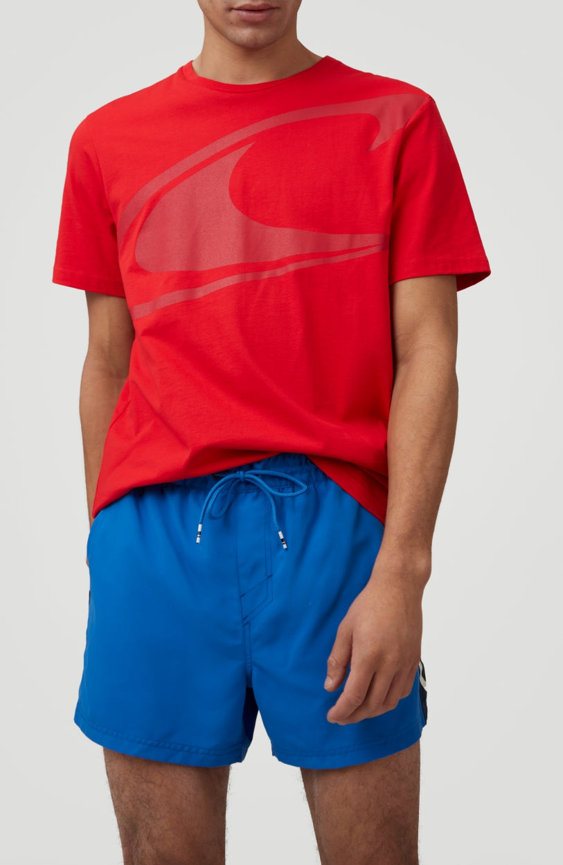 Cali Panel Shorts | Victoria Blue -A