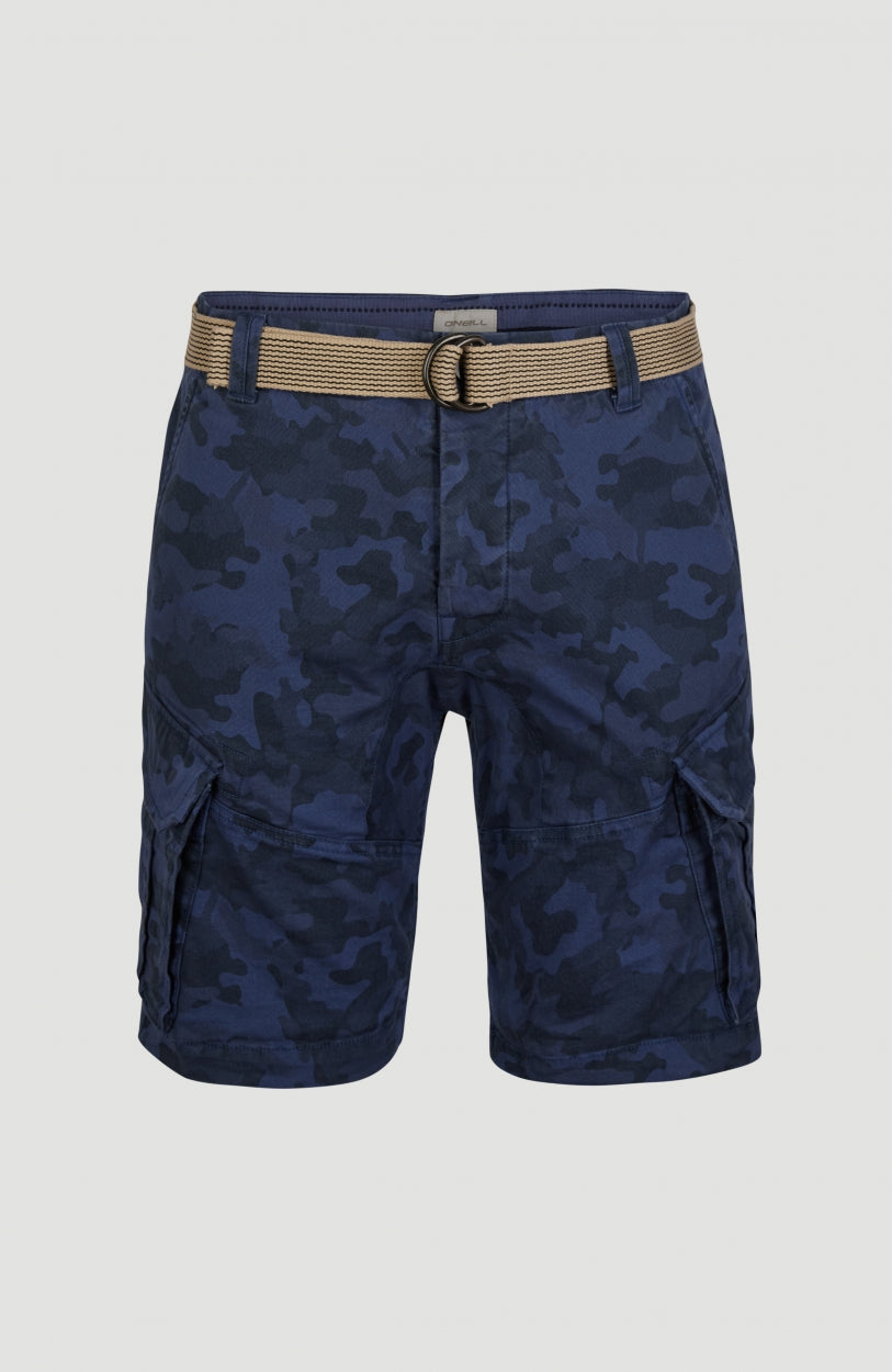 Camo Cargo Shorts | True Navy