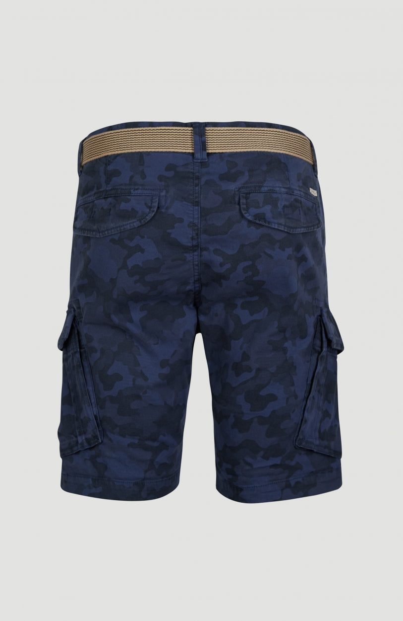 Camo Cargo Shorts | True Navy