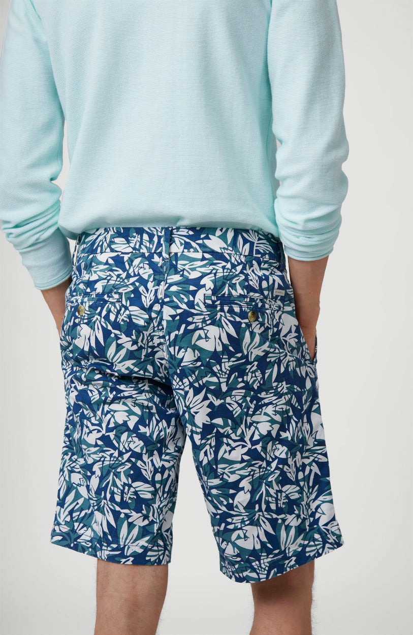 Cal Floral Shorts | White