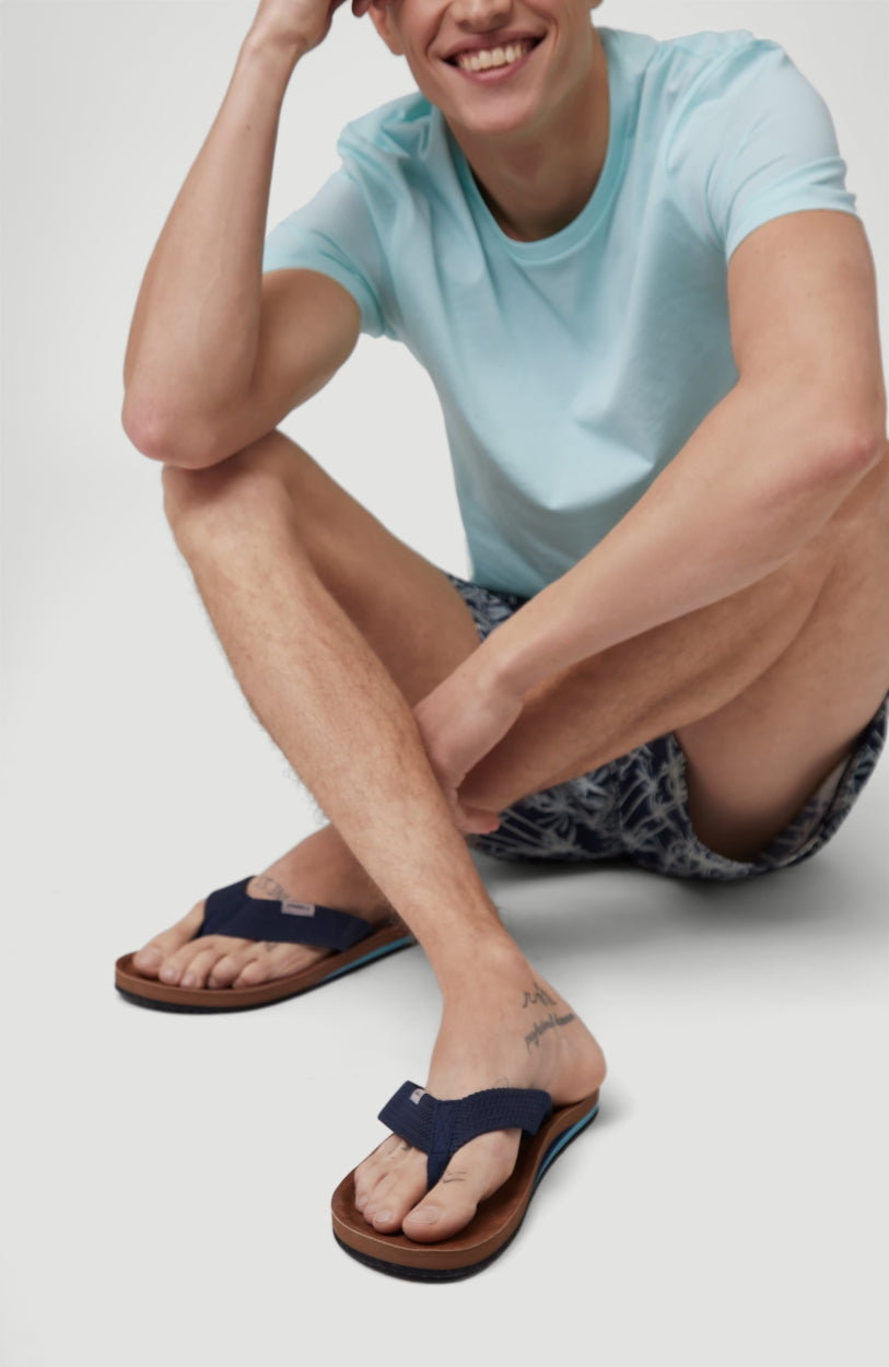 Chad Logo Sandals | Tobacco Brown