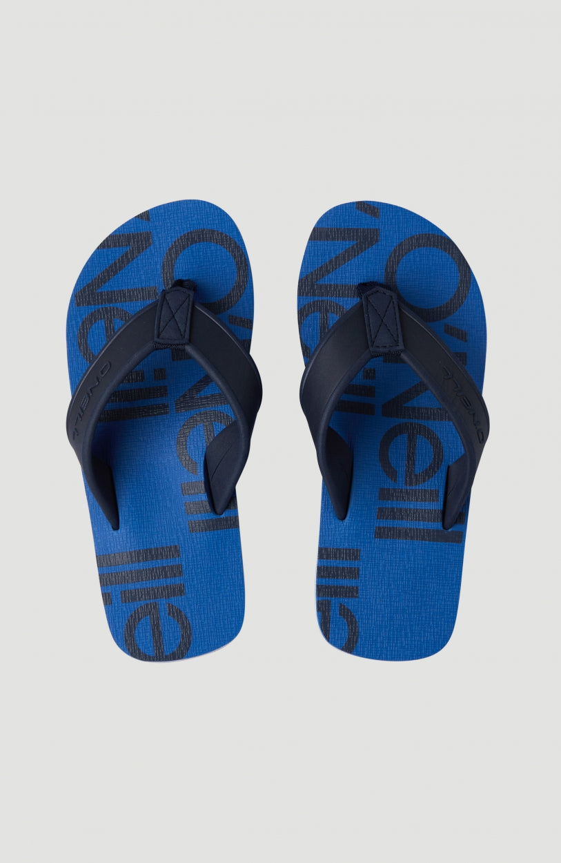 Arch Print Sandals | Blue With Blue