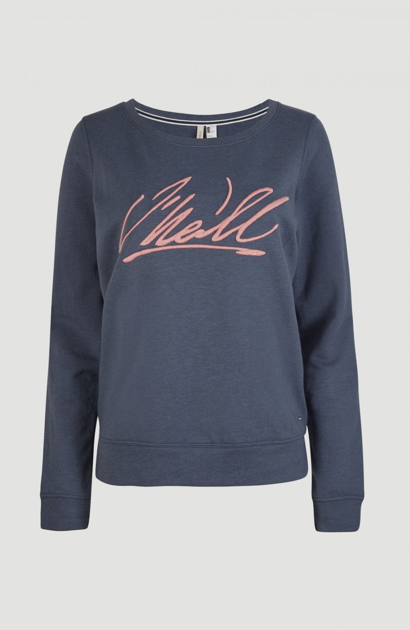 Cali Crew Sweatshirt | Dusty Blue -A