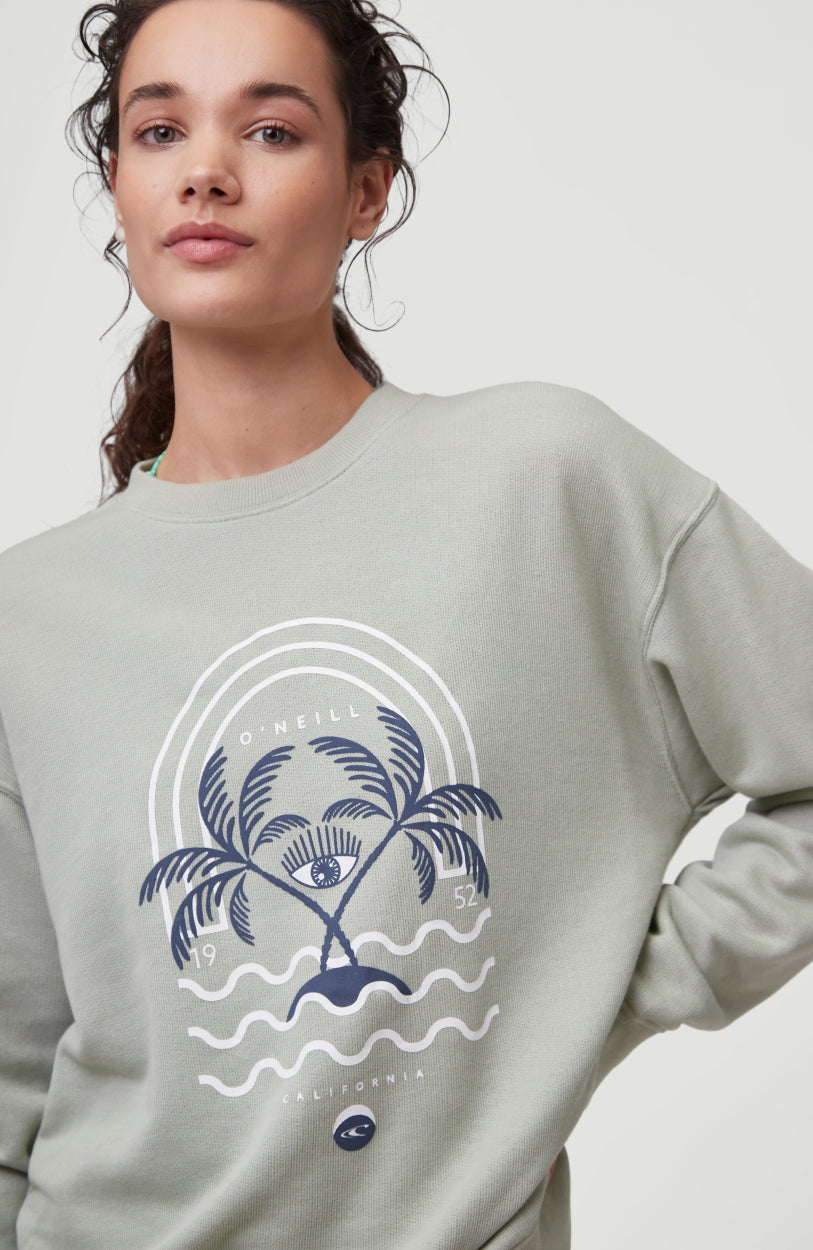Cali Graphic Crew Sweatshirt | Desert Sage
