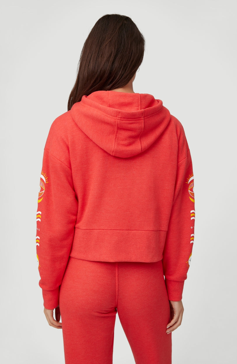 Cali Graphic Hoodie | Hot Coral