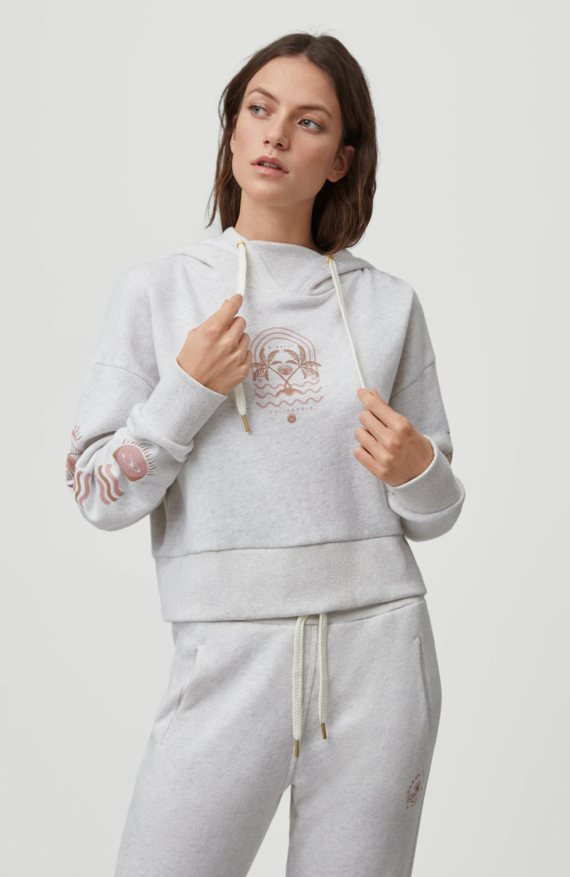 Cali Graphic Hoodie | White Melee