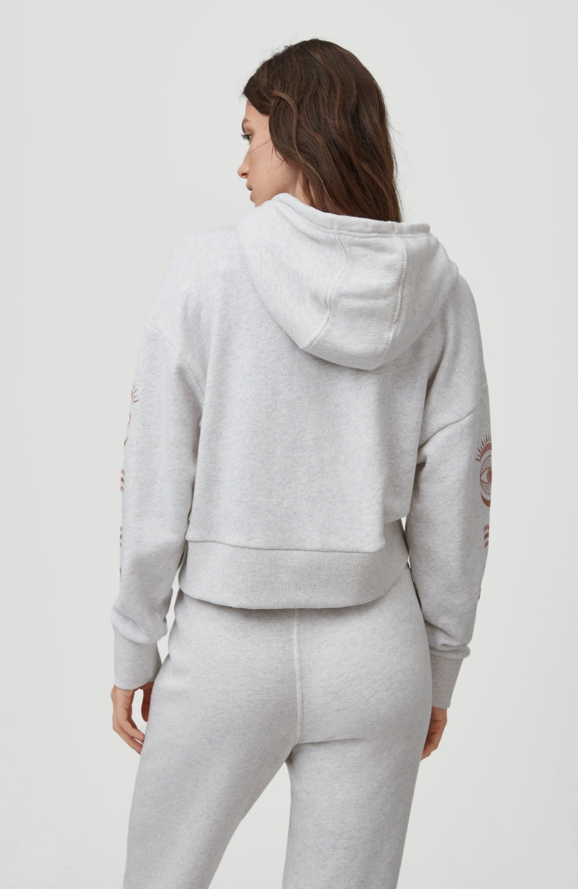 Cali Graphic Hoodie | White Melee