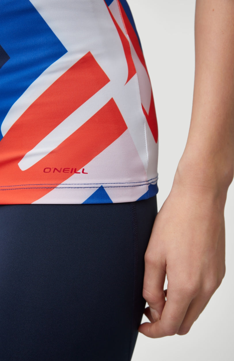 Active Tanktop | Blue With Red