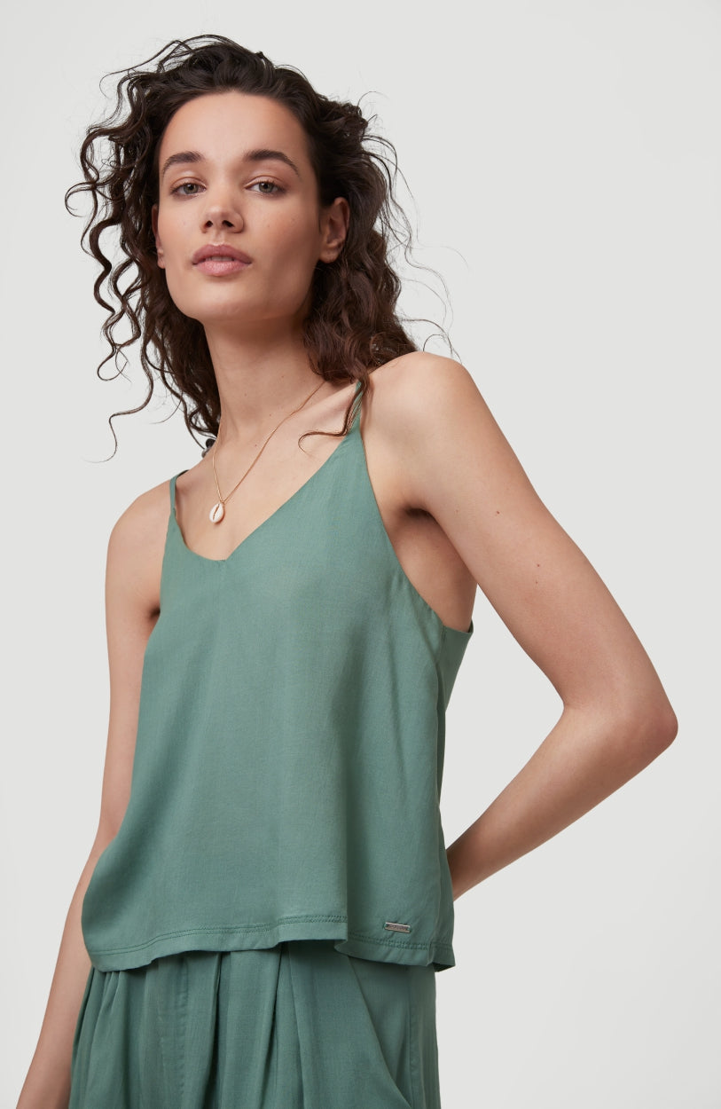 Global Print Tanktop | Dark Ivy